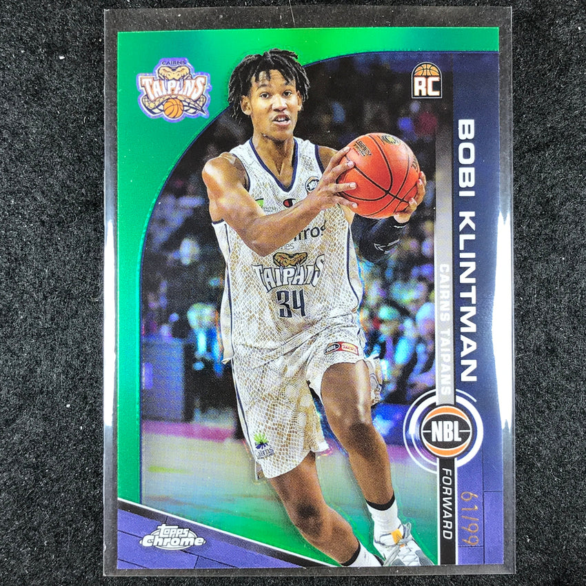 2023-24 Topps Chrome NBL BOBI KLINTMAN Rookie Base Green 61/99 #22