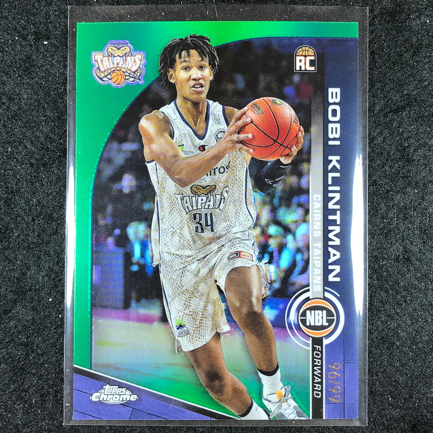 2023-24 Topps Chrome NBL BOBI KLINTMAN Rookie Base Green 96/99 #22