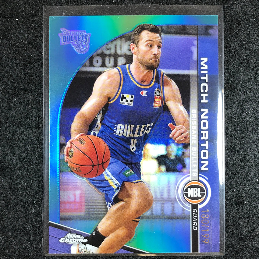 2023-24 Topps Chrome NBL MITCH NORTON Base Aqua 180/199 #15
