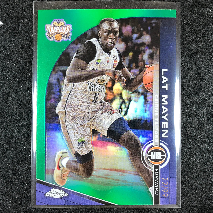 2023-24 Topps Chrome NBL LAT MAYEN Base Green 72/99 #25