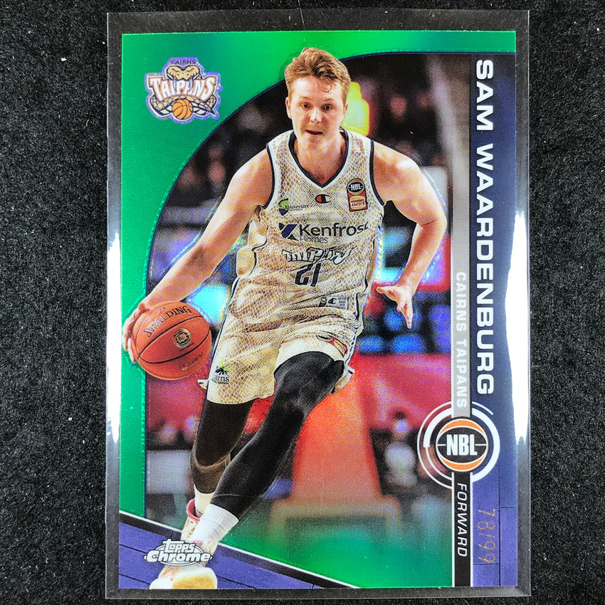 2023-24 Topps Chrome NBL SAM WAARDENBURG Base Green 78/99 #28