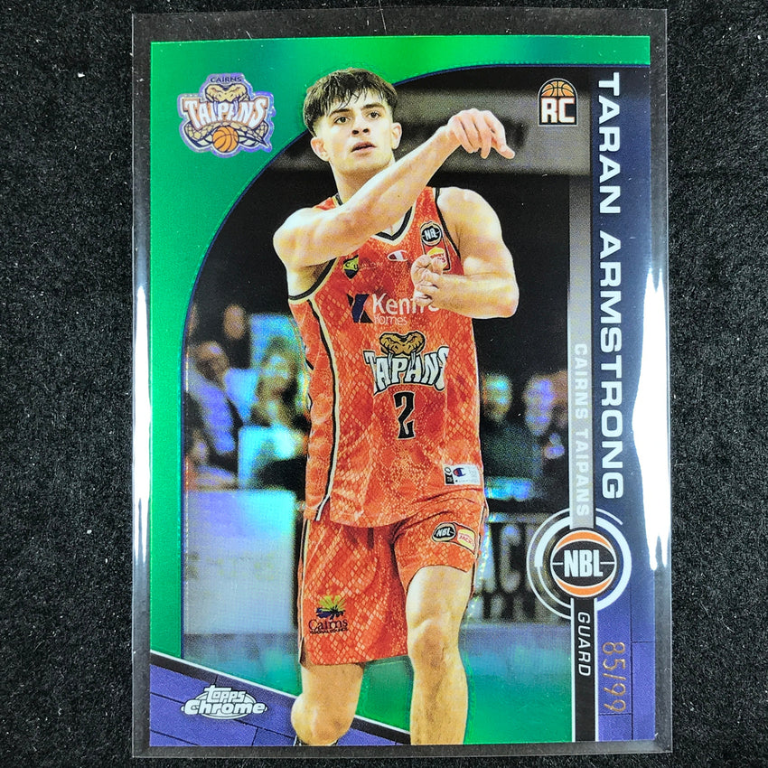2023-24 Topps Chrome NBL TARAN ARMSTRONG Rookie Base Green 85/99 #30