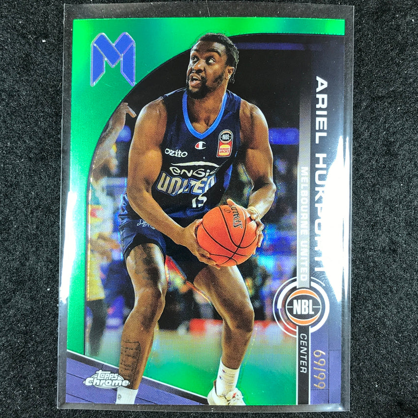 2023-24 Topps Chrome NBL ARIEL HUKPORTI Base Green 69/99 #42