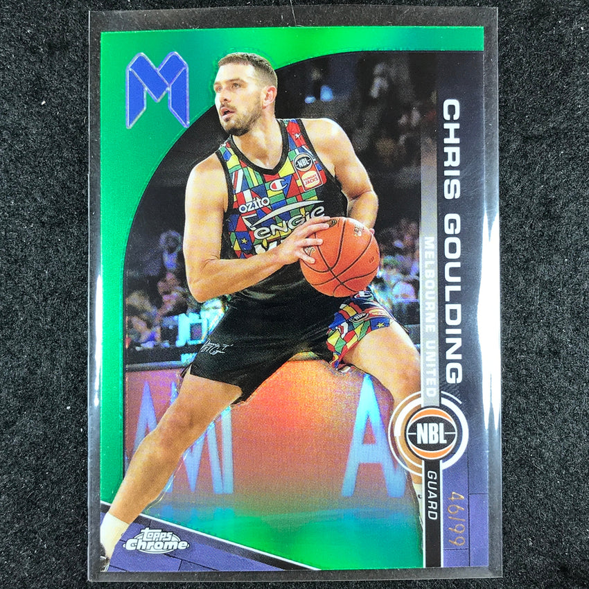 2023-24 Topps Chrome NBL CHRIS GOULDING Base Green 46/99 #44