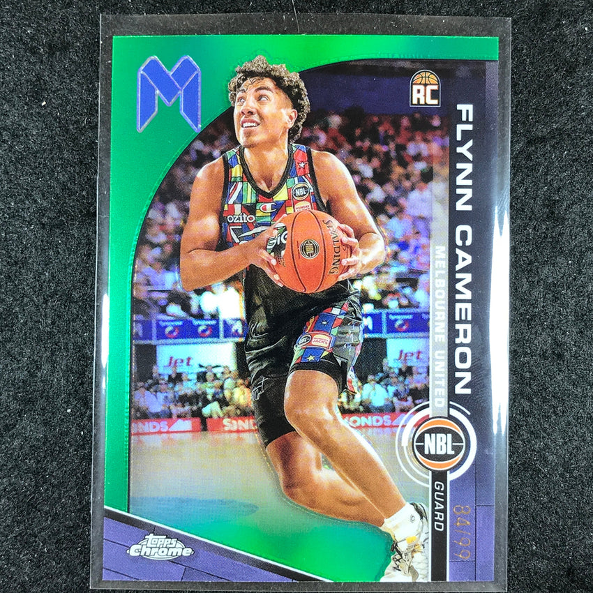 2023-24 Topps Chrome NBL FLYNN CAMERON Base Green 84/99 #45
