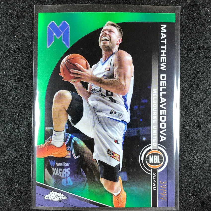 2023-24 Topps Chrome NBL MATTHEW DELLAVEDOVA Base Green 39/99 #49
