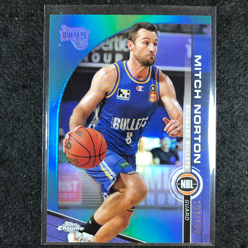 2023-24 Topps Chrome NBL MITCH NORTON Base Aqua 101/199 #15