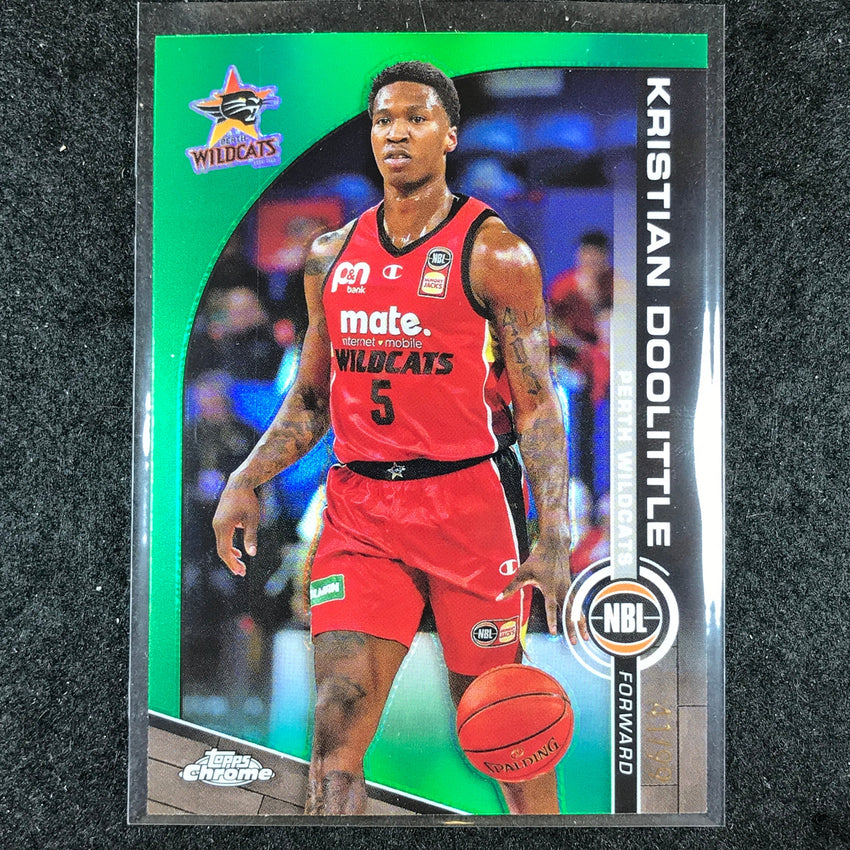 2023-24 Topps Chrome NBL KRISTIAN DOOLITTLE Base Green 41/99 #65