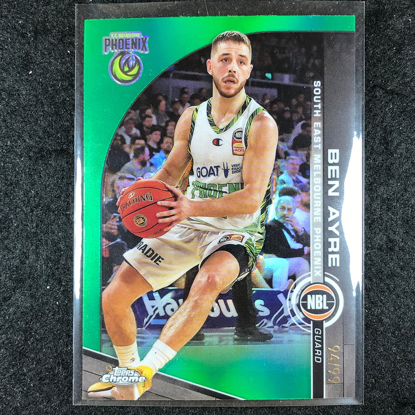 2023-24 Topps Chrome NBL BEN AYRE Base Green 94/99 #74
