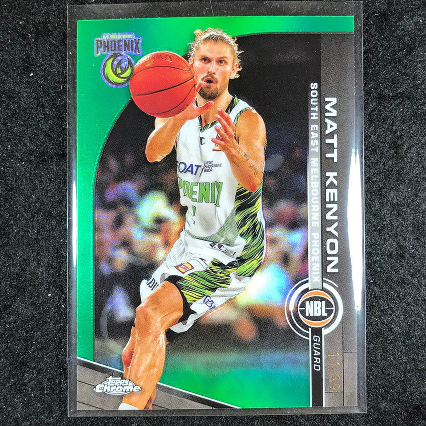 2023-24 Topps Chrome NBL MATT KENYON Base Green 11/99 #76