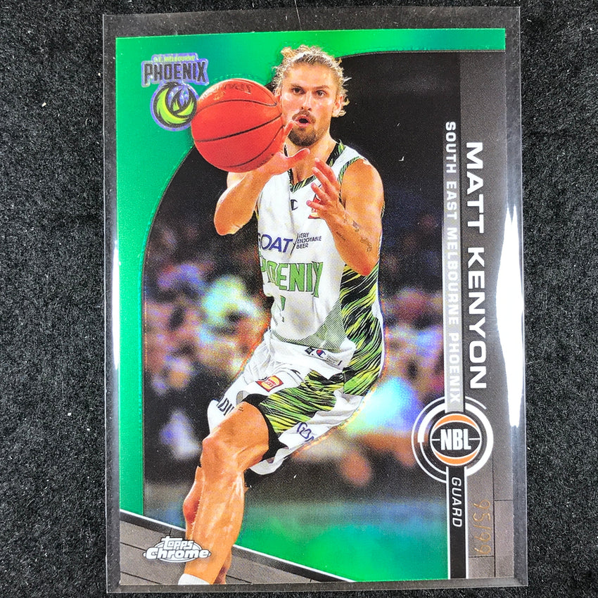 2023-24 Topps Chrome NBL MATT KENYON Base Green 95/99 #76