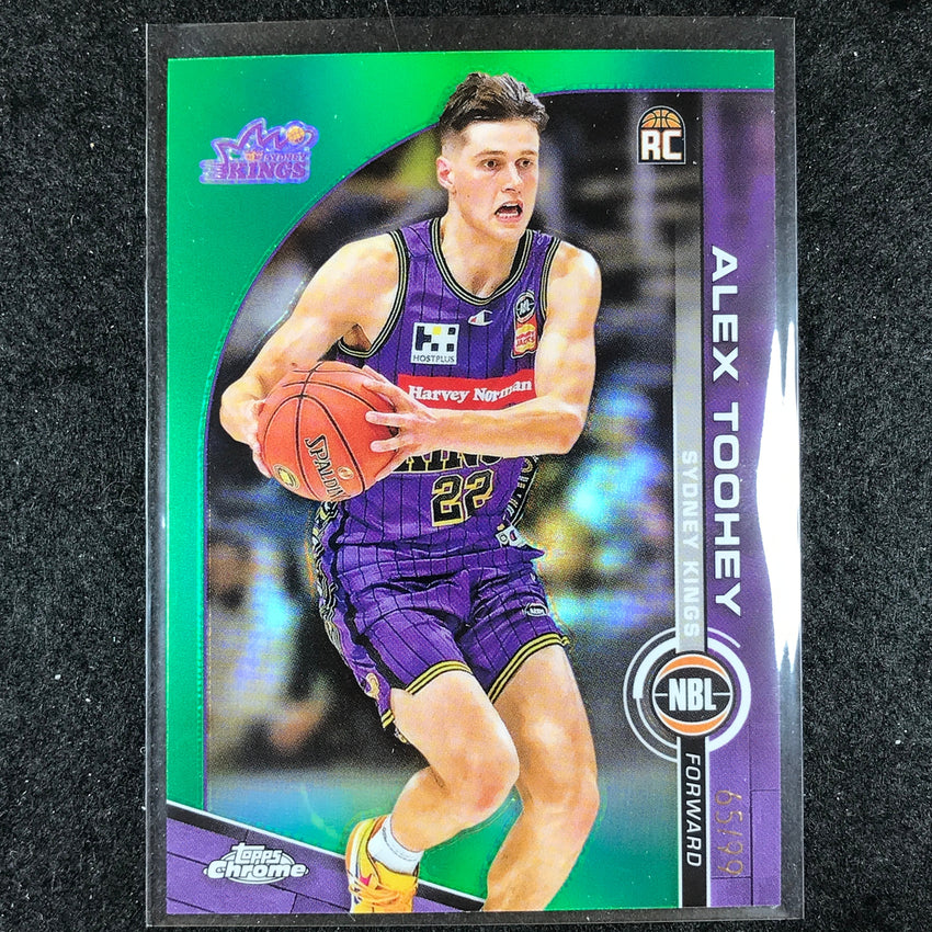 2023-24 Topps Chrome NBL ALEX TOOHEY Rookie Base Green 65/99 #82