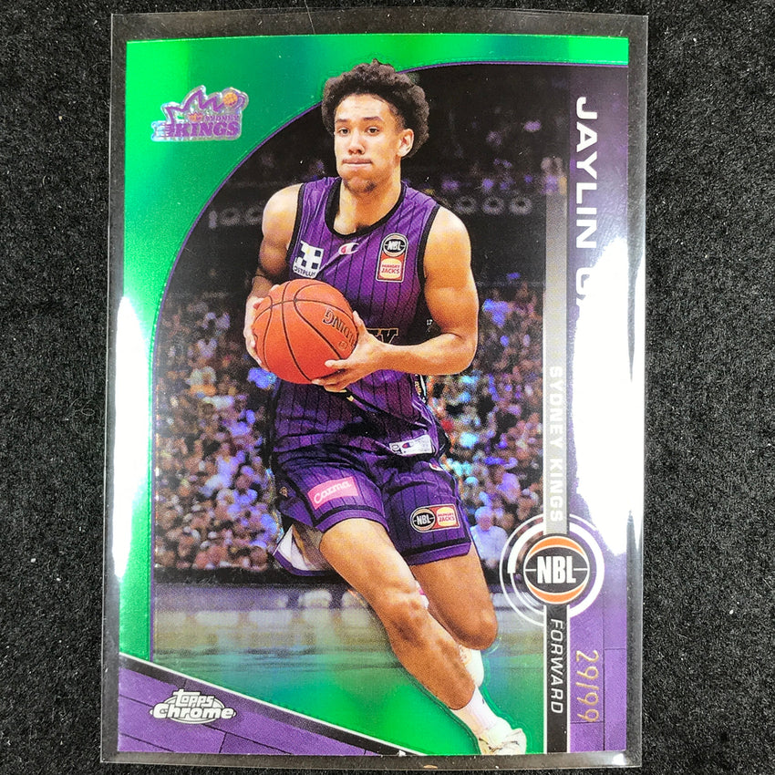 2023-24 Topps Chrome NBL JAYLIN GALLOWAY Base Green 29/99 #85