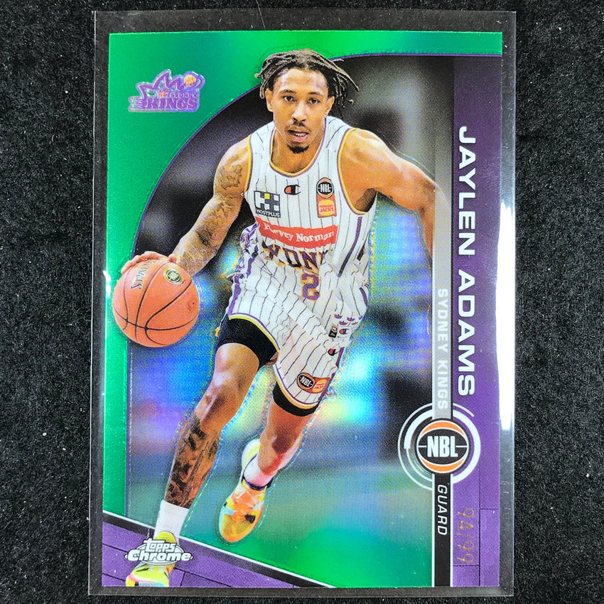2023-24 Topps Chrome NBL JAYLEN ADAMS Base Green 94/99 #89