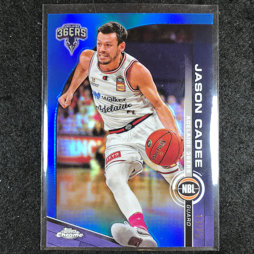 2023-24 Topps Chrome NBL JASON CADEE Base Blue 13/75 #10