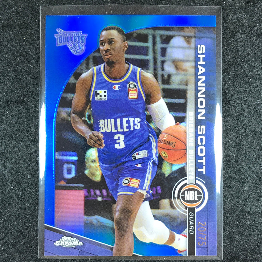 2023-24 Topps Chrome NBL SHANNON SCOTT Base Blue 20/75 #19