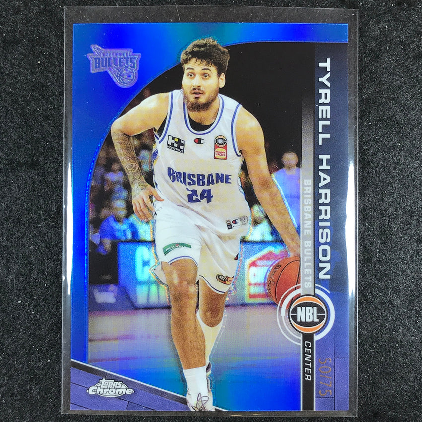 2023-24 Topps Chrome NBL TYRELL HARRISON Base Blue 50/75 #20