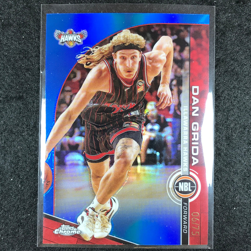 2023-24 Topps Chrome NBL DAN GRIDA Base Blue 6/75 #32