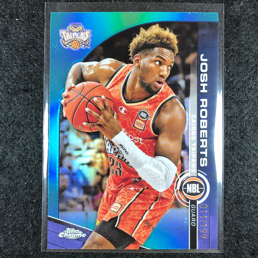 2023-24 Topps Chrome NBL JOSH ROBERTS Base Aqua 11/199 #21