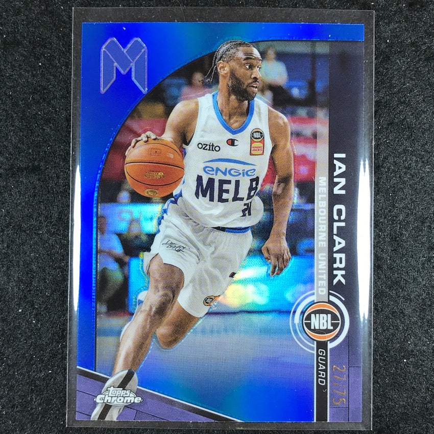 2023-24 Topps Chrome NBL IAN CLARK Base Blue 27/75 #41