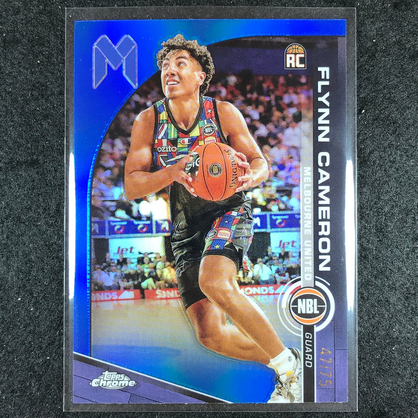 2023-24 Topps Chrome NBL FLYNN CAMERON Rookie Base Blue 47/75 #45