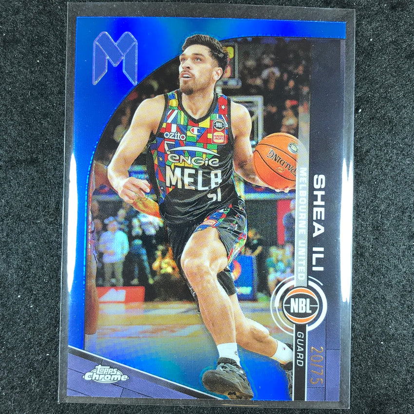 2023-24 Topps Chrome NBL SHEA ILI Base Blue 20/75 #50