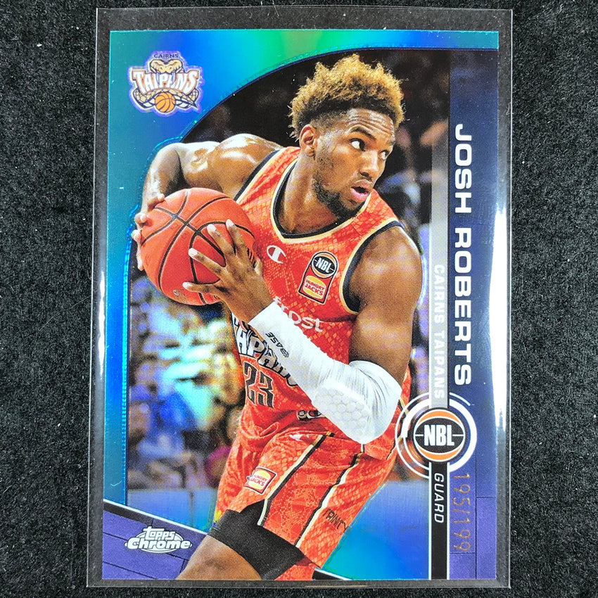 2023-24 Topps Chrome NBL JOSH ROBERTS Base Aqua 195/199 #21