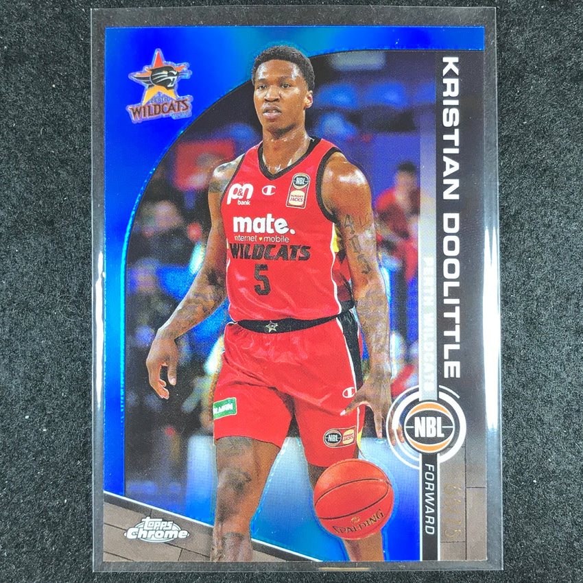 2023-24 Topps Chrome NBL KRISTIAN DOOLITTLE Base Blue 66/75 #65