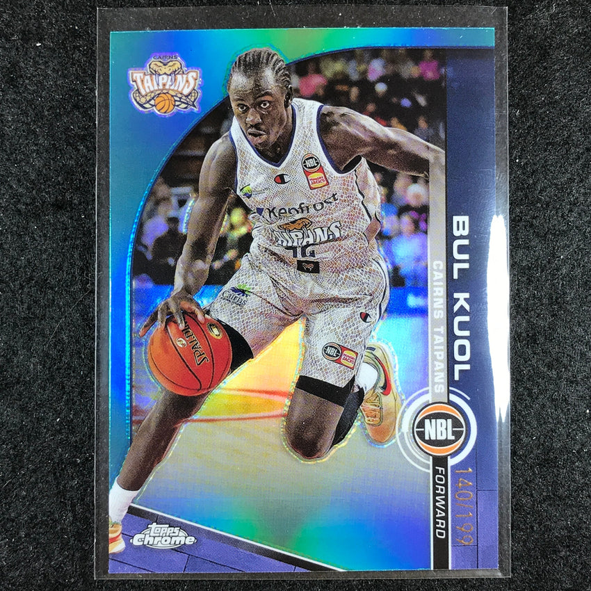 2023-24 Topps Chrome NBL BUL KUOL Base Aqua 140/199 #23