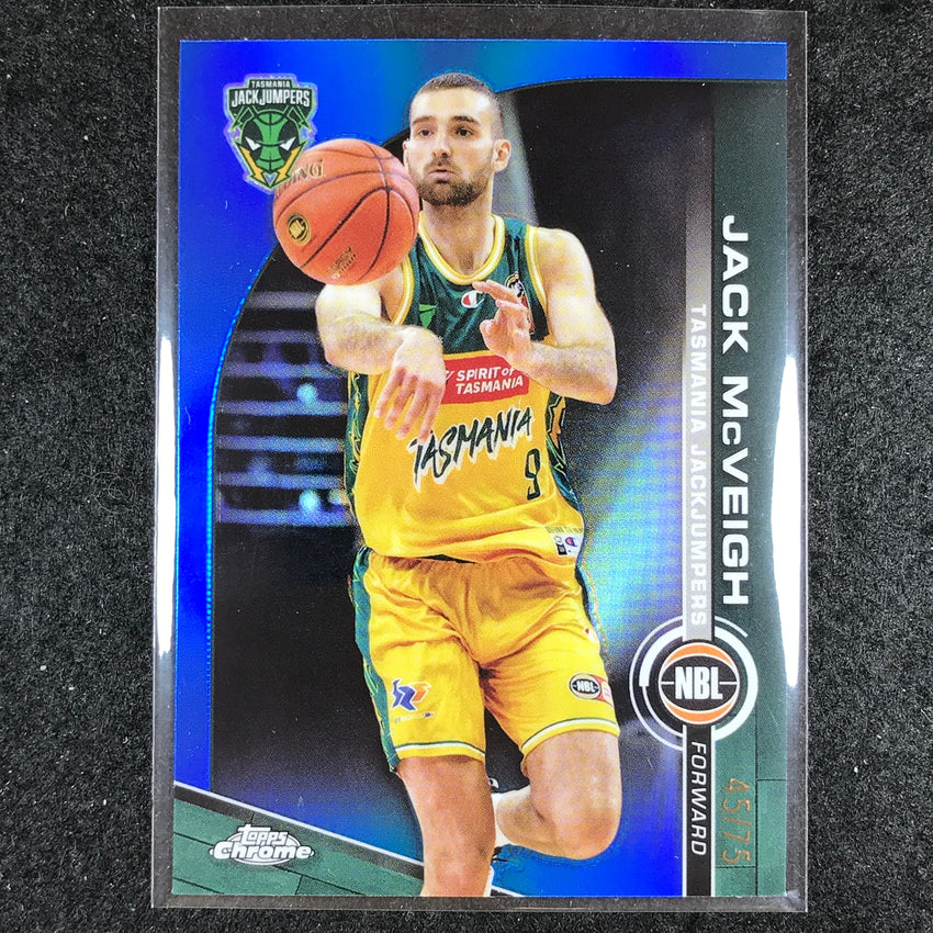 2023-24 Topps Chrome NBL JACK MCVEIGH Base Blue 45/75 #94