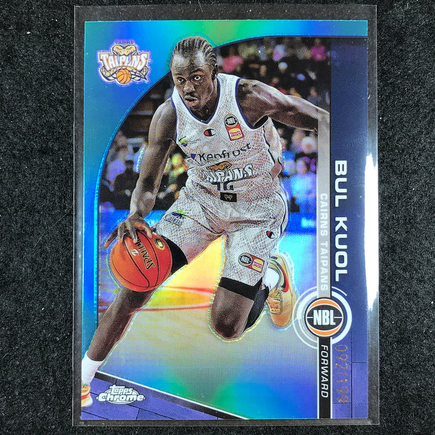 2023-24 Topps Chrome NBL BUL KUOL Base Aqua 92/199 #23
