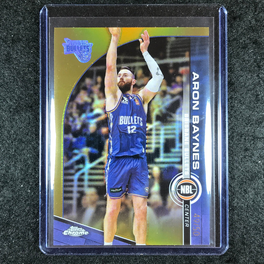 2023-24 Topps Chrome NBL ARON BAYNES Base Gold 49/50 #11