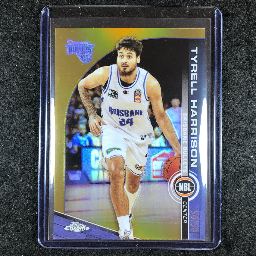 2023-24 Topps Chrome NBL TYRELL HARRISON Base Gold 50/50 #20