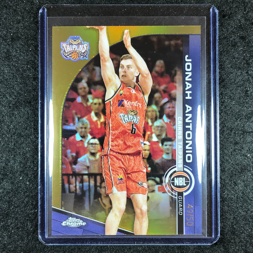 2023-24 Topps Chrome NBL JONAH ANTONIO Base Gold 49/50 #24