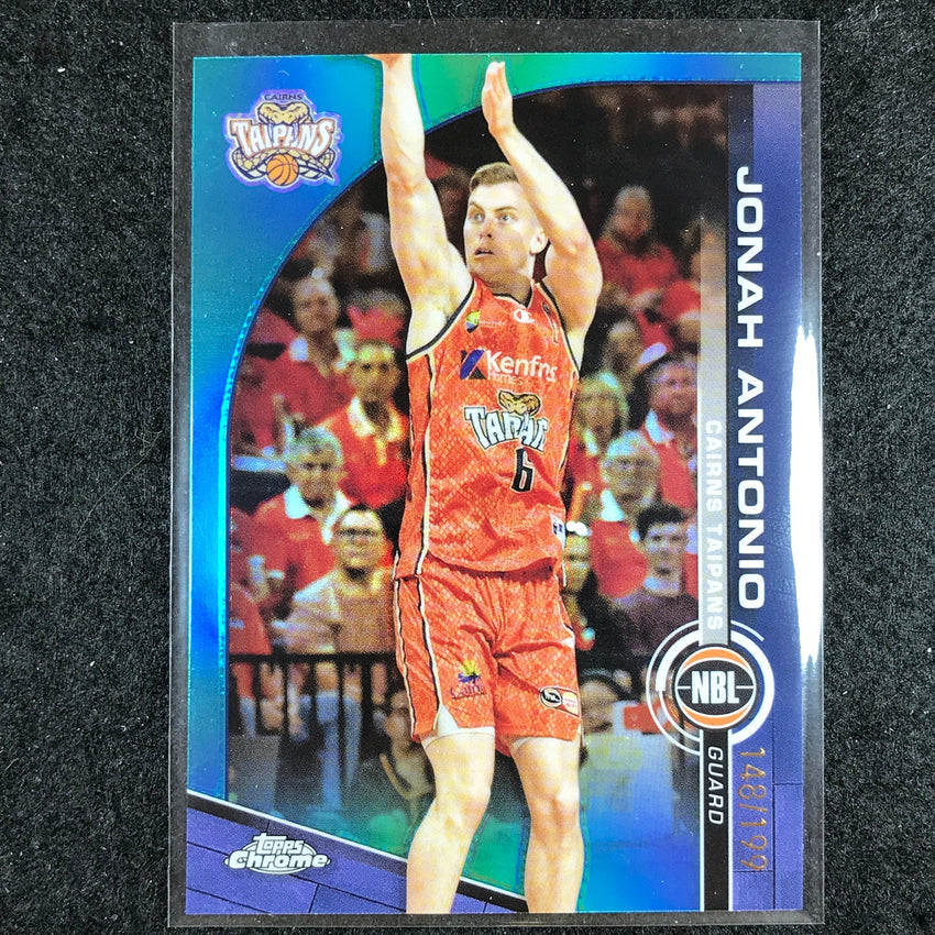 2023-24 Topps Chrome NBL JONAH ANTONIO Base Aqua 148/199 #24