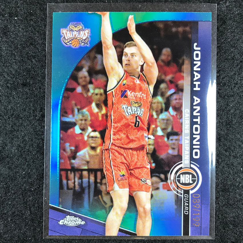 2023-24 Topps Chrome NBL JONAH ANTONIO Base Aqua 89/199 #24