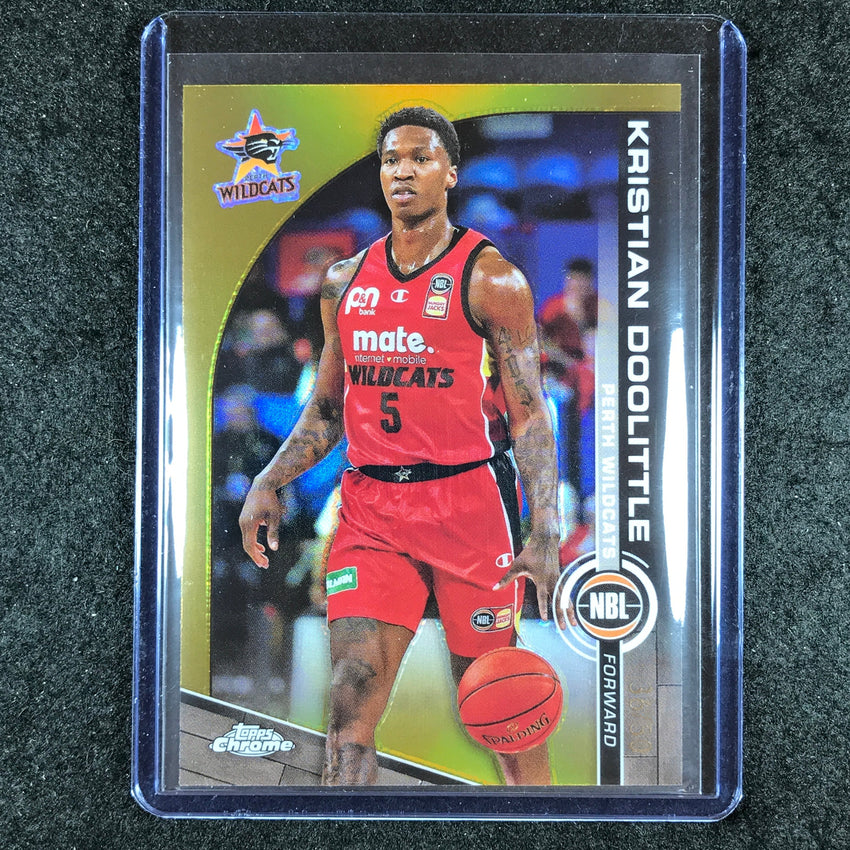 2023-24 Topps Chrome NBL KRISTIAN DOOLITTLE Base Gold 36/50 #65