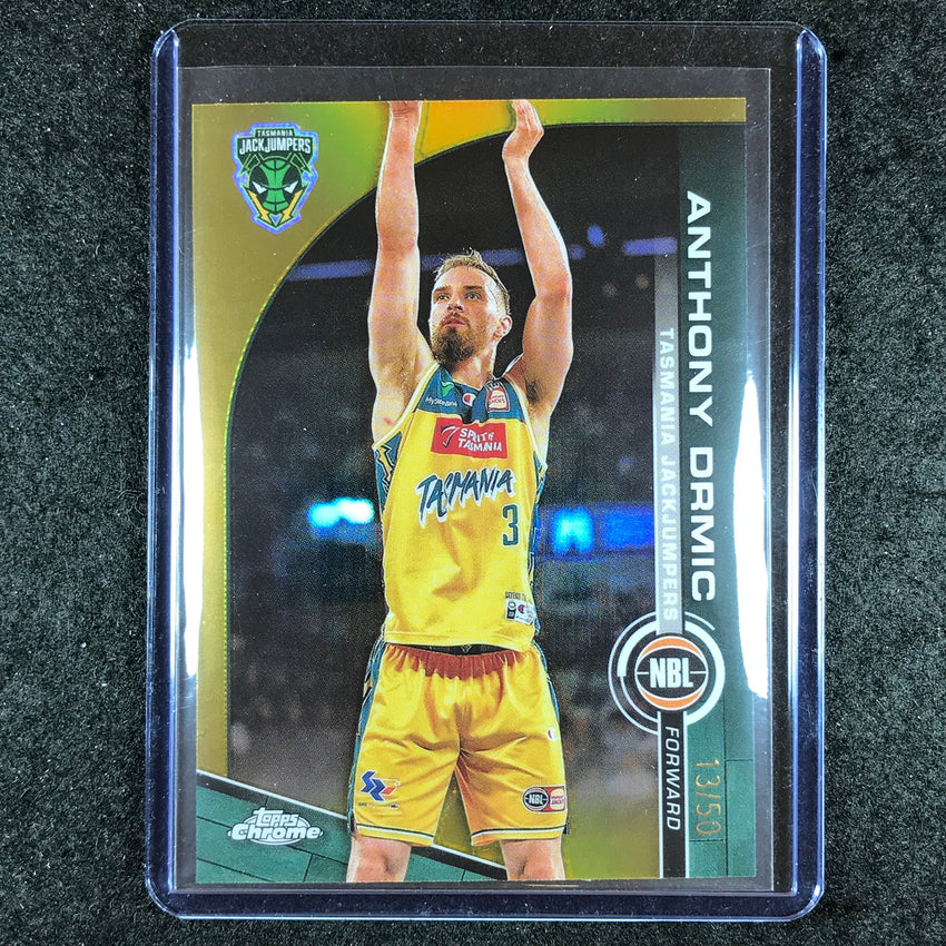 2023-24 Topps Chrome NBL ANTHONY DRMIC Base Gold 13/50 #91