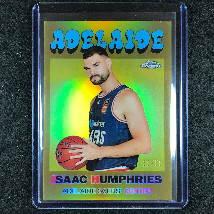 2023-24 Topps Chrome NBL ISAAC HUMPHRIES 1971 Topps Gold 30/50 #9