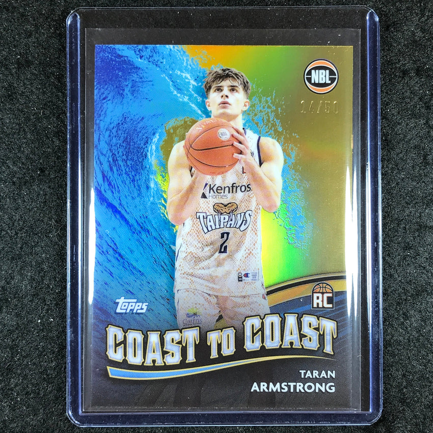 2023-24 Topps Chrome NBL TARAN ARMSTRONG Coast to Coast Rookie Gold 14/50 #11