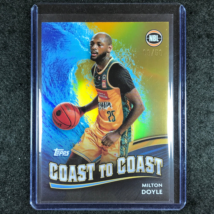 2023-24 Topps Chrome NBL MILTON DOYLE Coast to Coast Gold 9/50 #29