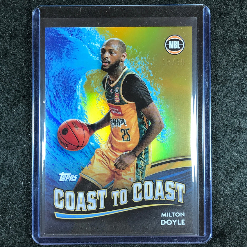 2023-24 Topps Chrome NBL MILTON DOYLE Coast to Coast Gold 13/50 #29