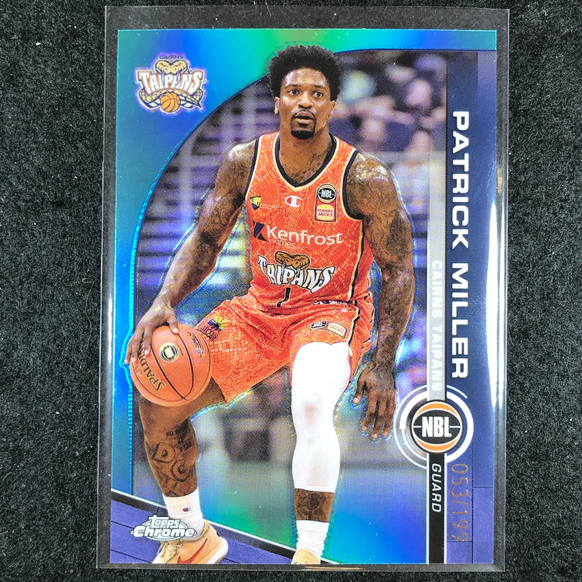 2023-24 Topps Chrome NBL PATRICK MILLER Base Aqua 53/199 #26