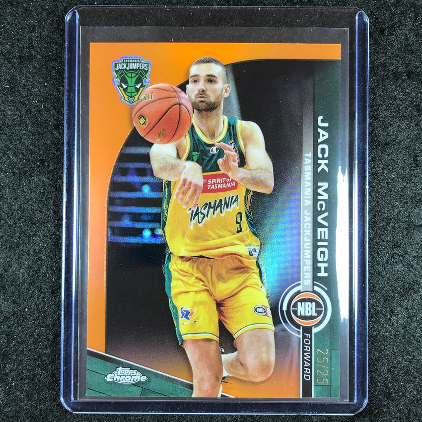 2023-24 Topps Chrome NBL JACK MCVEIGH Base Orange 25/25 #94