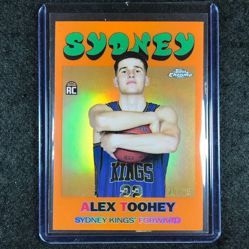2023-24 Topps Chrome NBL ALEX TOOHEY 1971 Topps Rookie Orange 20/25 #20