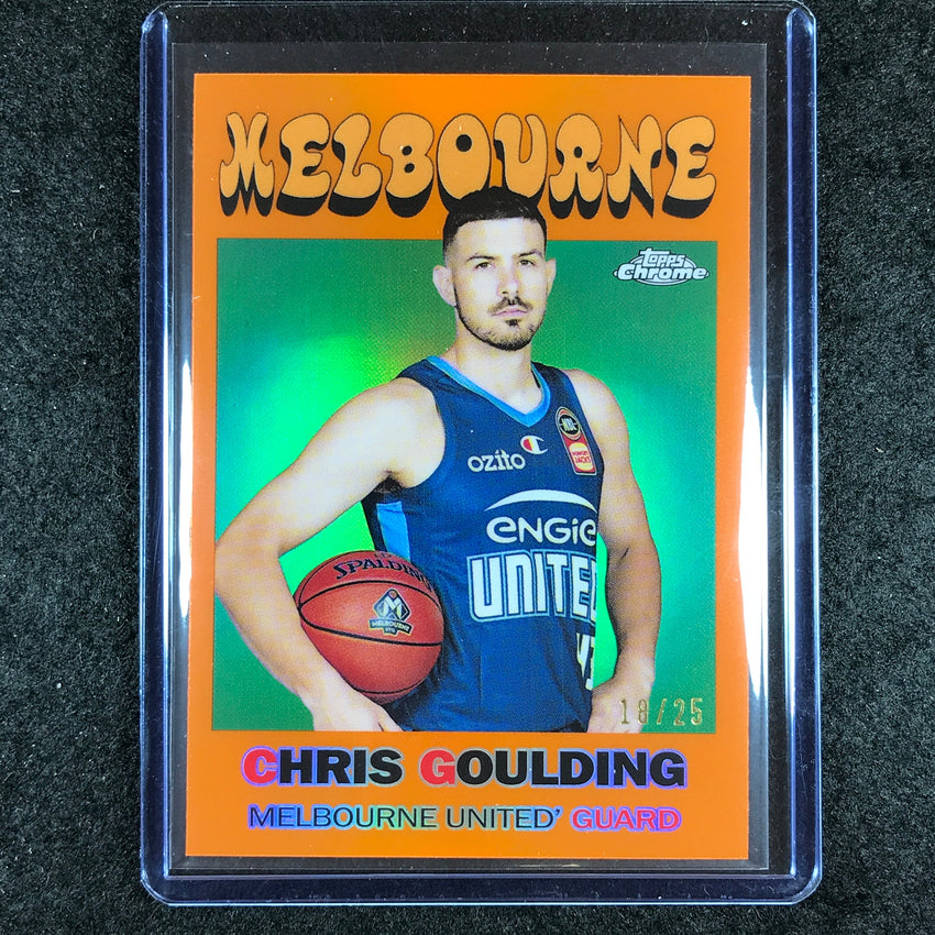 2023-24 Topps Chrome NBL CHRIS GOULDING 1971 Topps Orange 18/25 #24