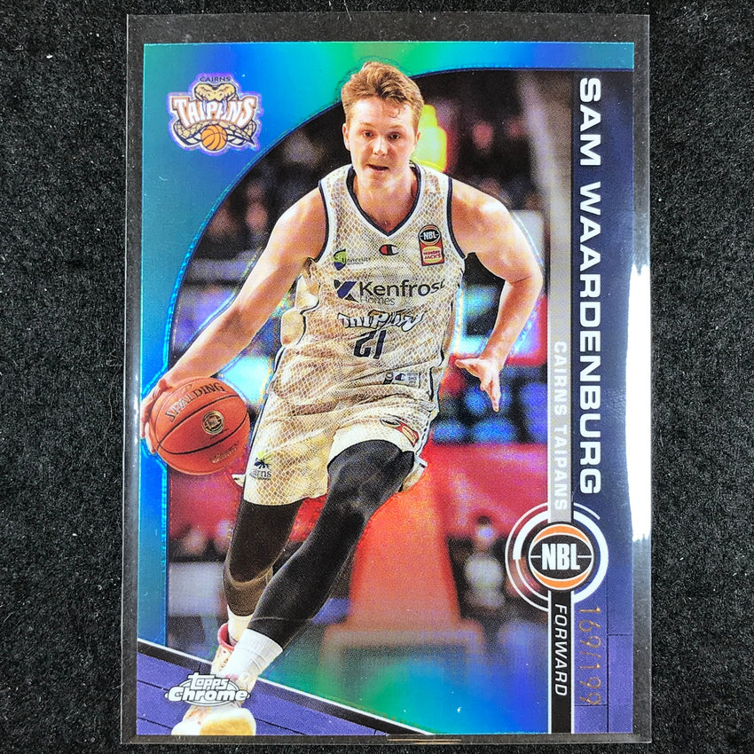 2023-24 Topps Chrome NBL SAM WAARDENBURG Base Aqua 169/199 #28