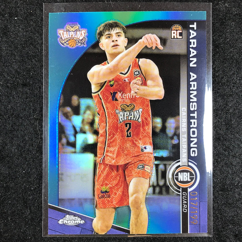 2023-24 Topps Chrome NBL TARAN ARMSTRONG Rookie Base Aqua 17/199 #30