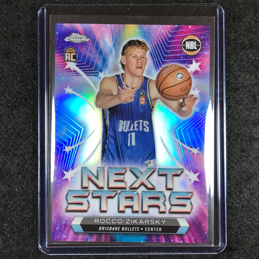 2023-24 Topps Chrome NBL ROCCO ZIKARSKY Next Stars Rookie SSP #1
