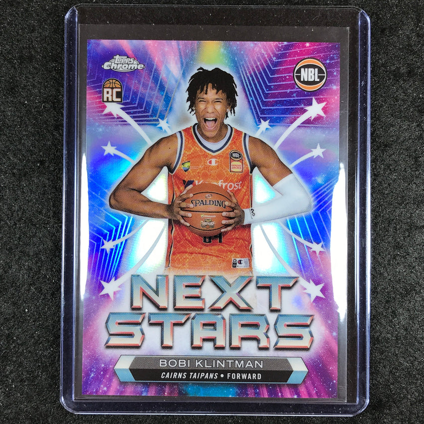 2023-24 Topps Chrome NBL BOBI KLINTMAN Next Stars Rookie SSP #2